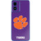 Clemson University Tiger Print Purple Moto G Play 4G (2024) Skin