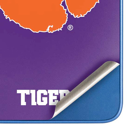 Clemson University Tiger Print Purple Moto G Play 4G (2024) Skin