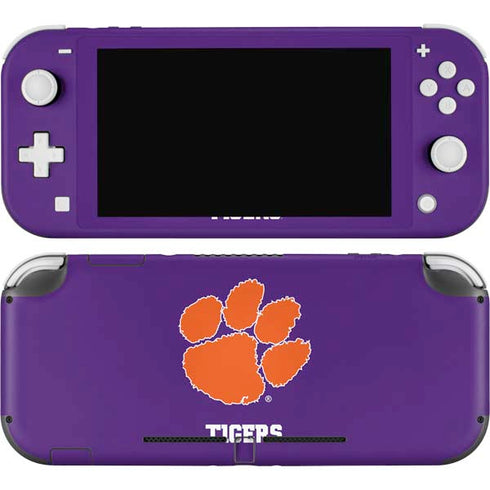 Clemson University Tiger Print Purple Nintendo Skins