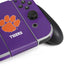 Clemson University Tiger Print Purple Nintendo Switch OLED (2021) Skin