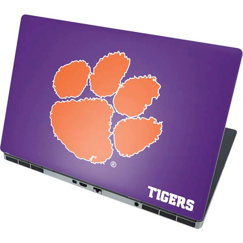 Clemson University Tiger Print Purple Dell Precision Skin