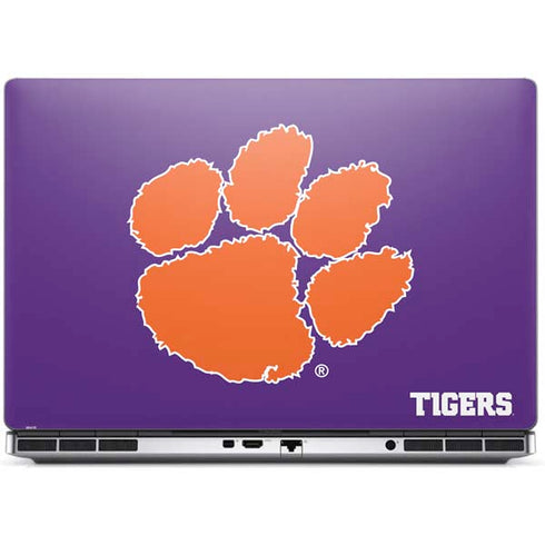 Clemson University Tiger Print Purple Dell Precision Skin