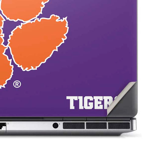 Clemson University Tiger Print Purple Dell Precision Skin