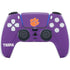Clemson University Tiger Print Purple PlayStation PS5 Skins