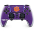 Clemson University Tiger Print Purple PlayStation PS5 Skins