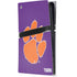 Clemson University Tiger Print Purple PS5 Pro Console Skin