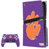Clemson University Tiger Print Purple PlayStation PS5 Skins