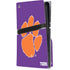 Clemson University Tiger Print Purple PS5 Pro Disk Console Skin