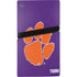 Clemson University Tiger Print Purple PS5 Pro Disk Console Skin