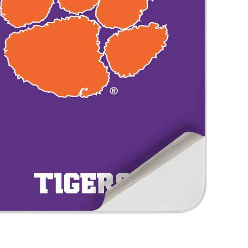 Clemson University Tiger Print Purple Surface Duo Skin