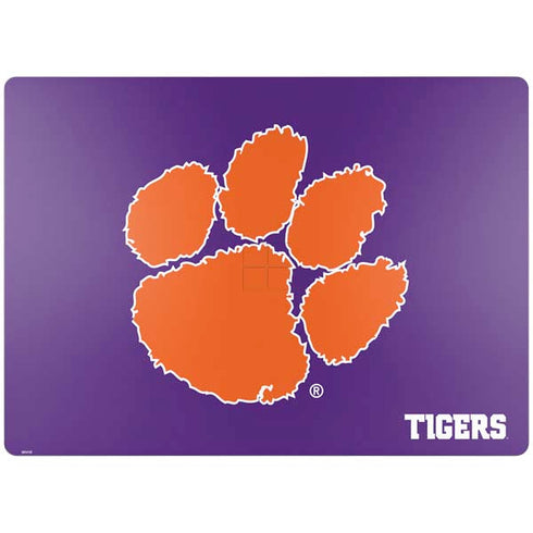 Clemson University Tiger Print Purple Surface Laptop 4 15in Skin
