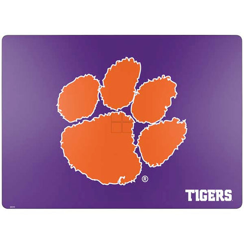 Clemson University Tiger Print Purple Surface Laptop 7 13.8in Skin