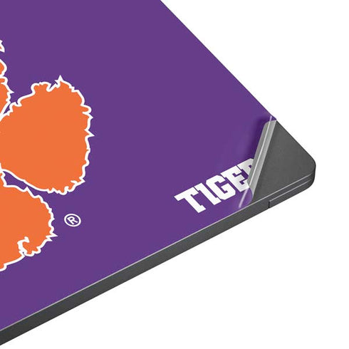 Clemson University Tiger Print Purple Surface Laptop 7 13.8in Skin
