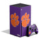 Clemson University Tiger Print Purple Xbox Series X Bundle Skin
