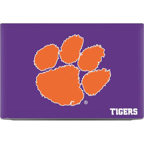 Clemson University Tiger Print Purple Dell XPS Skin