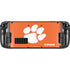 Clemson University Tiger Print Steam Deck Handheld Gaming Computer Skin