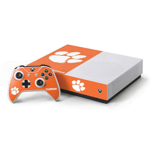 Clemson University Tiger Print Xbox One Skins
