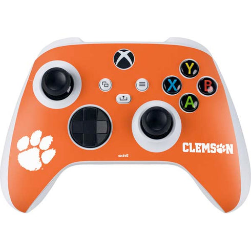 Clemson University Tiger Print Xbox Series S Skins