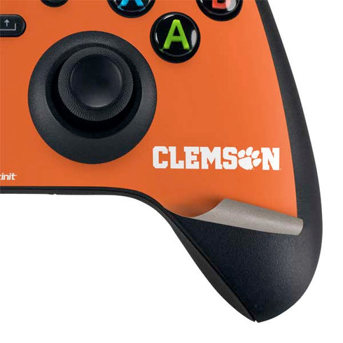Clemson University Tiger Print XBox Series X Digital Edition Bundle Skin