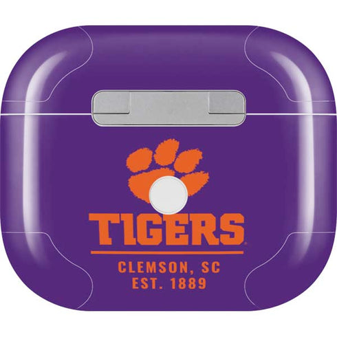 Clemson University Tigers Est 1889 Apple AirPods (3rd Gen 2021) Skin