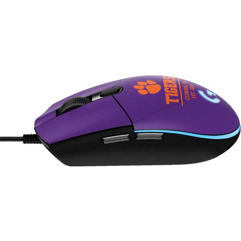 Clemson University Tigers Est 1889 G203 Prodigy RGB Wired Gaming Mouse Skin