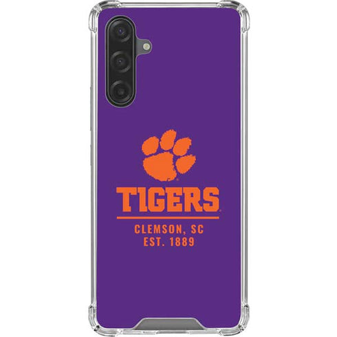 Clemson University Tigers Est 1889 Galaxy A17 Clear Case