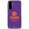 Clemson University Tigers Est 1889 Galaxy A36 5G Clear Case