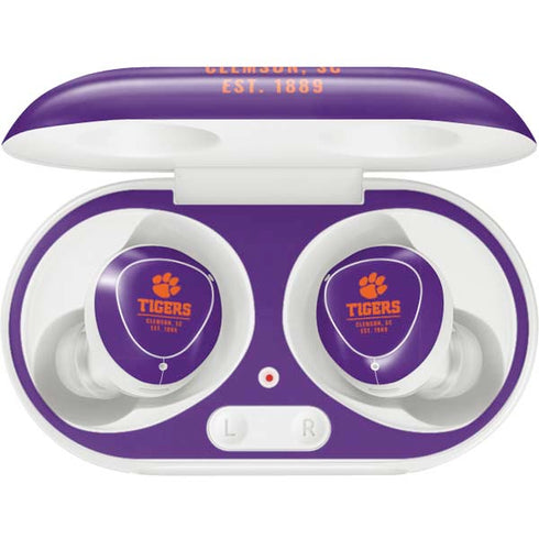Clemson University Tigers Est 1889 Galaxy Buds Plus Skin