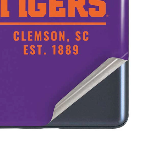 Clemson University Tigers Est 1889 Galaxy S20 Fan Edition Skin