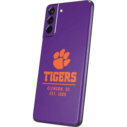 Clemson University Tigers Est 1889 Galaxy S21 5G Skin