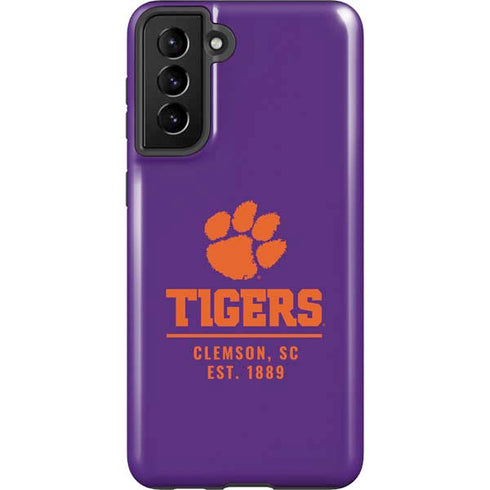 Clemson University Tigers Est 1889 Galaxy S21 FE Pro Case