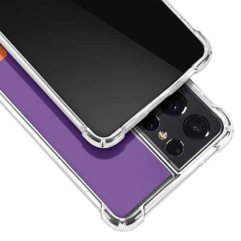 Clemson University Tigers Est 1889 Galaxy S21 Ultra 5G Clear Case