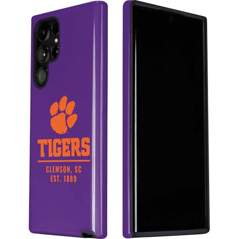 Clemson University Tigers Est 1889 Galaxy S22 Ultra Pro Case