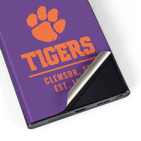 Clemson University Tigers Est 1889 Galaxy Skins