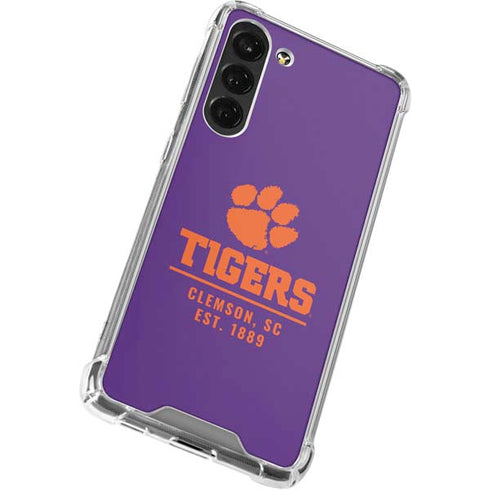 Clemson University Tigers Est 1889 Galaxy S24 FE Clear Case