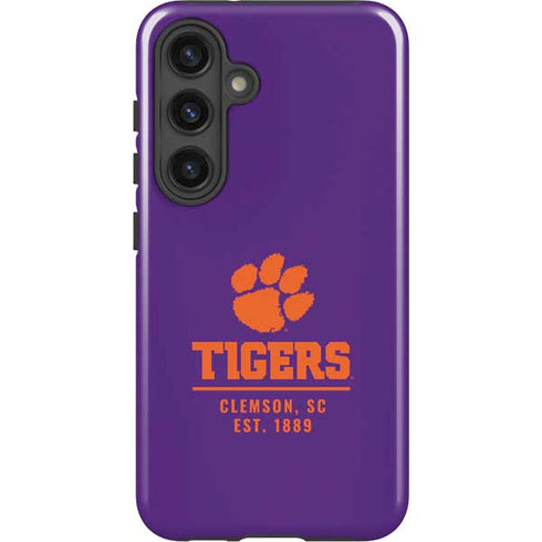 Clemson University Tigers Est 1889 Galaxy S25 Impact Case