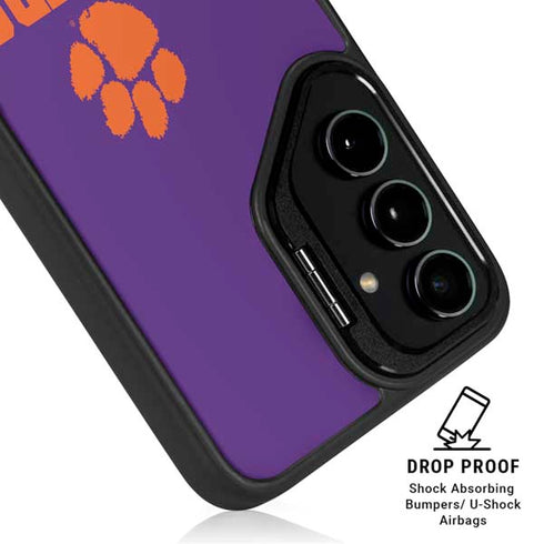 Clemson University Tigers Est 1889 Galaxy S25 Kickstand Case