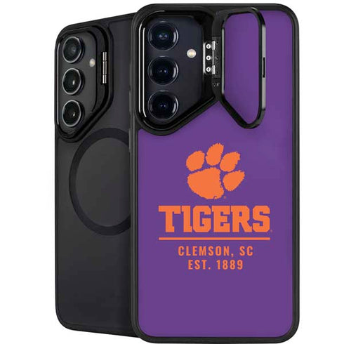 Clemson University Tigers Est 1889 Galaxy S24 Plus Kickstand Case