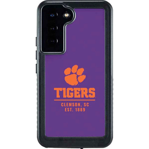 Clemson University Tigers Est 1889 Galaxy S24 Plus Waterproof Case