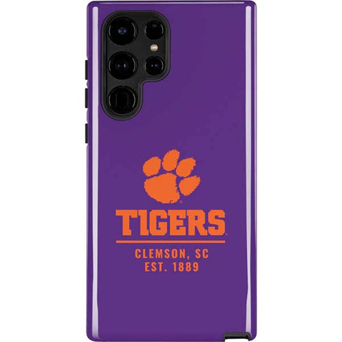 Clemson University Tigers Est 1889 Galaxy S25 Ultra Impact Case
