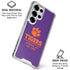 Clemson University Tigers Est 1889 Galaxy S25 Ultra Clear Case