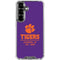 Clemson University Tigers Est 1889 Galaxy S26 Plus Clear Case