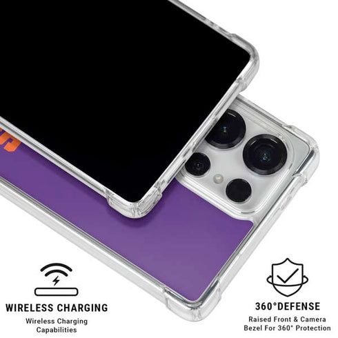 Clemson University Tigers Est 1889 Galaxy S26 Ultra Clear Case