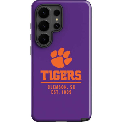 Clemson University Tigers Est 1889 Galaxy S26 Ultra Impact Case