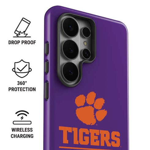 Clemson University Tigers Est 1889 Galaxy S26 Ultra Impact Case