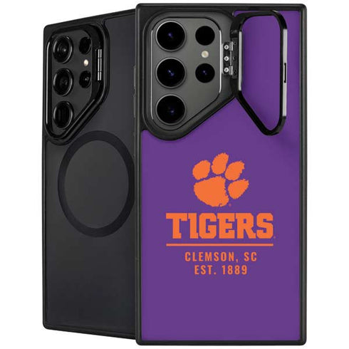Clemson University Tigers Est 1889 Galaxy S26 Ultra Kickstand Case