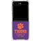 Clemson University Tigers Est 1889 Galaxy Z Flip6 Clear Case