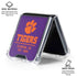 Clemson University Tigers Est 1889 Galaxy Z Flip6 Clear Case