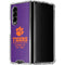 Clemson University Tigers Est 1889 Galaxy Z Fold4 5G Clear Case