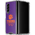 Clemson University Tigers Est 1889 Galaxy Z Fold4 5G Clear Case